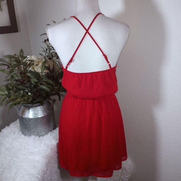 NO BOUNDARIES RED DRESS SZ.S EUC - Picture 5 of 6